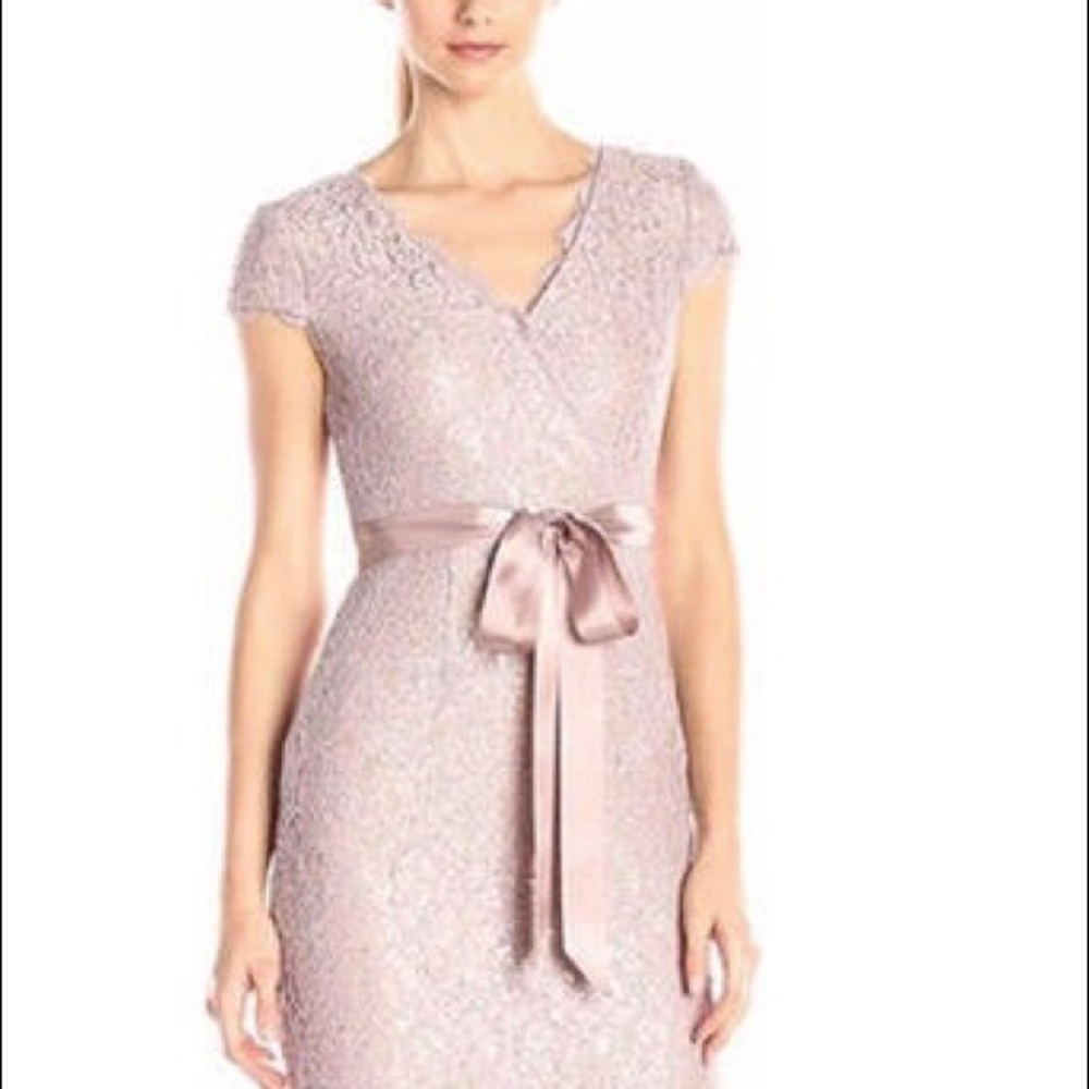 Adrianna Papell Sequin Lace Gown